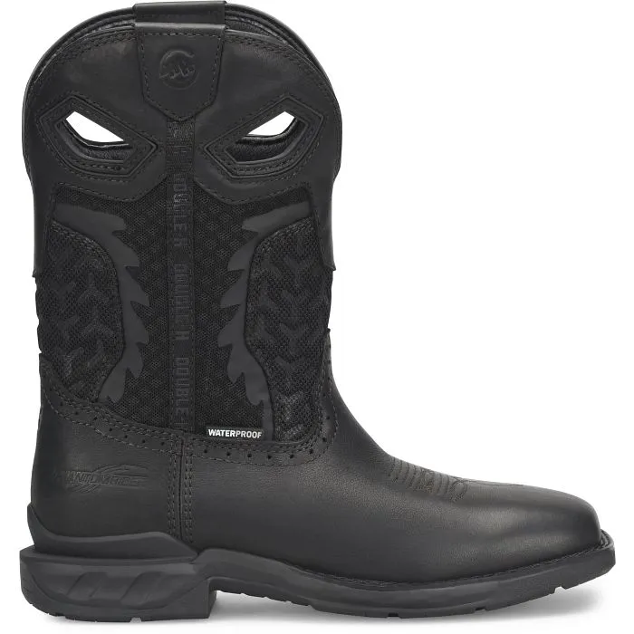 DOUBLE H MENS BLACK WATERPROOF ROPER: DH5381