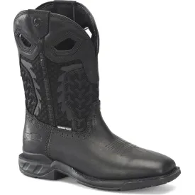 DOUBLE H MENS BLACK WATERPROOF ROPER: DH5381