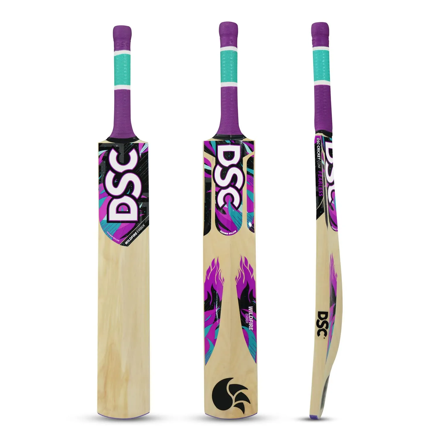 DSC Wildfire Ember Kashmir Willow Cricket Tennis Ball Bat