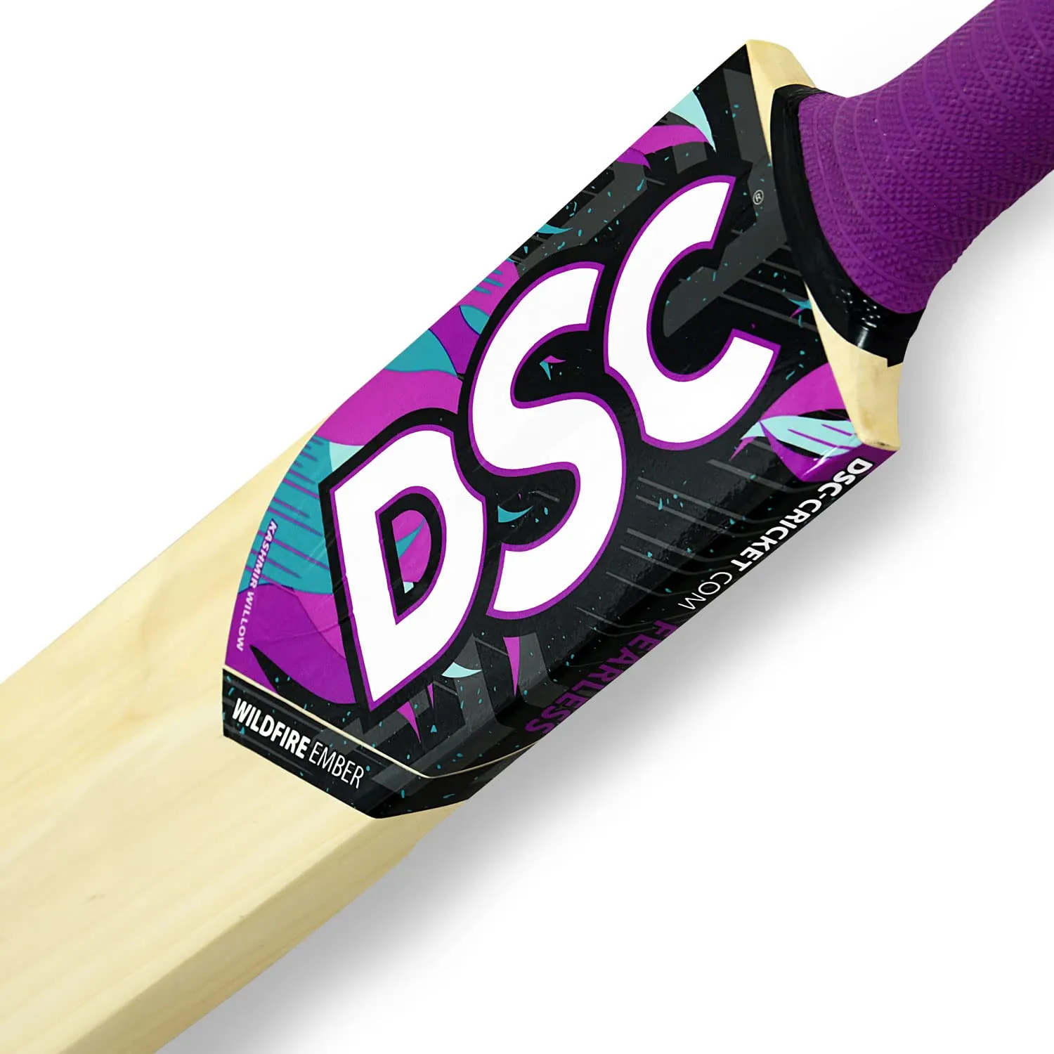 DSC Wildfire Ember Kashmir Willow Cricket Tennis Ball Bat