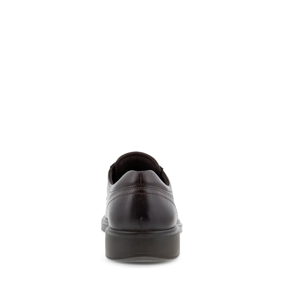 ECCO Men's Helsinki 2 Plain Toe Tie Shoe in Mocha