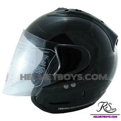 EVO RS 959 Motorcycle Open Face Helmet