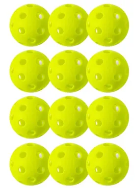 Franklin X-26 Pickleballs Indoor [Yellow]