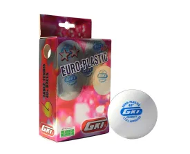 GKI Euro Plastic Ping Pong Ball - Size: 40 