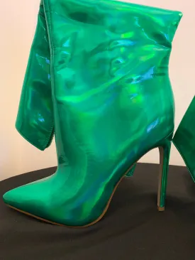 Green Metallic Boot