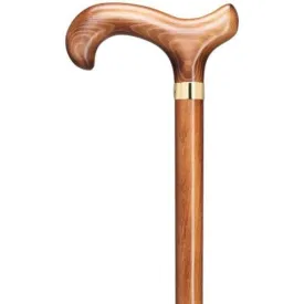 Hercules Bariatric Heavy Duty Black Walnut Wood Derby Handle Cane