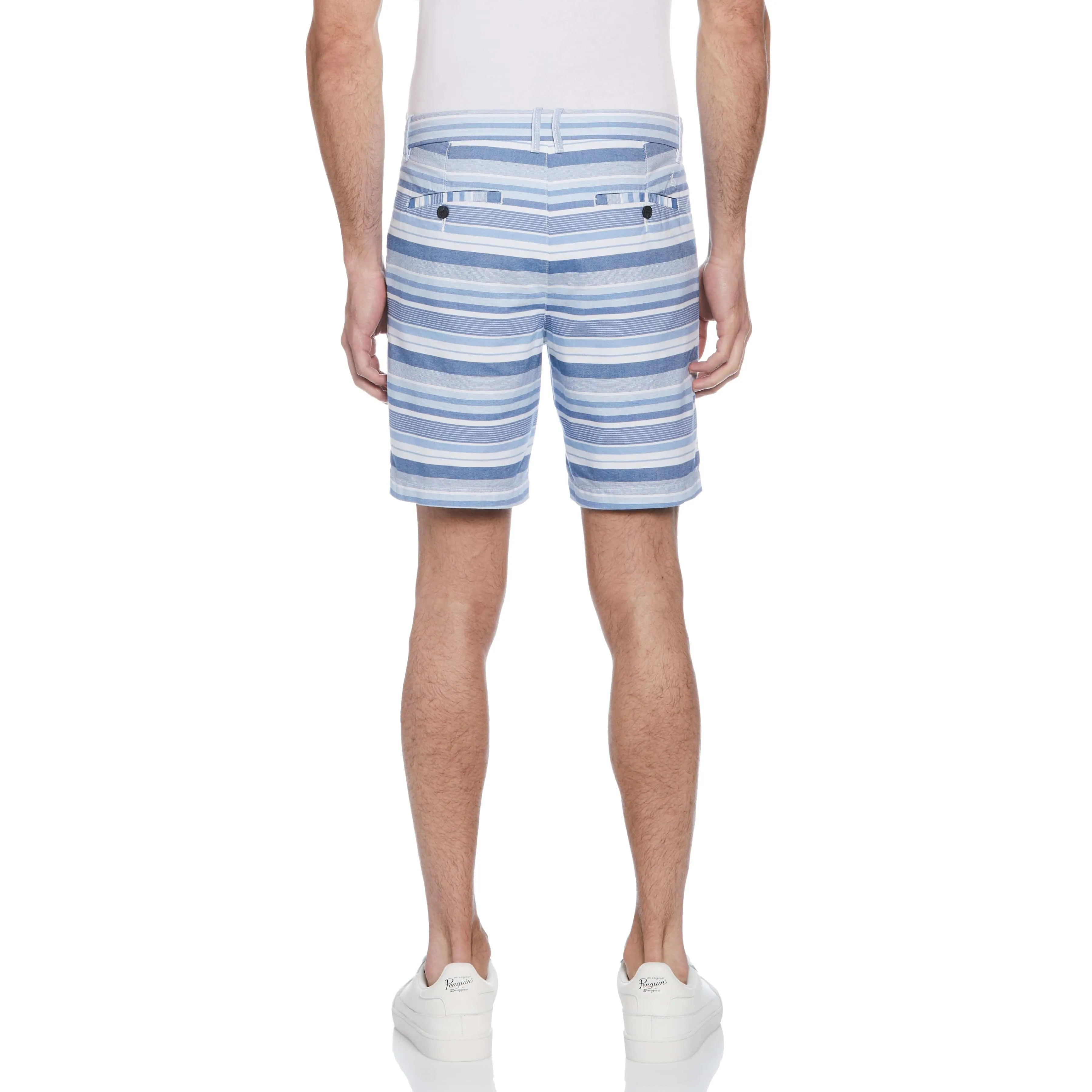 Horizontal Stripe Slim Fit Short