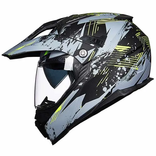 ILM Off Road Motorcycle Dual Sport Helmet Full Face Visor Model 606V