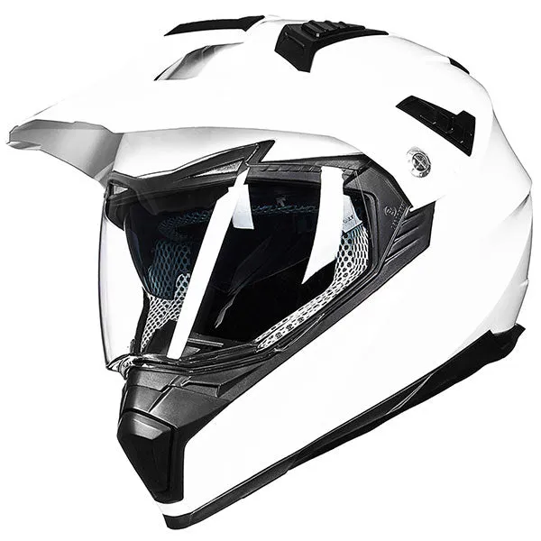 ILM Off Road Motorcycle Dual Sport Helmet Full Face Visor Model 606V