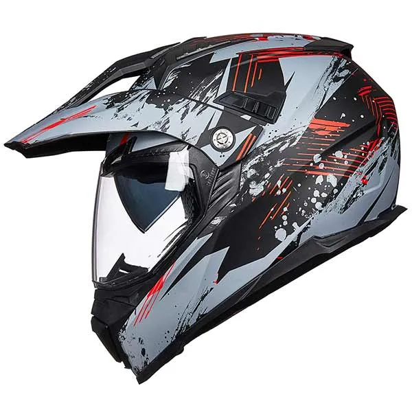 ILM Off Road Motorcycle Dual Sport Helmet Full Face Visor Model 606V