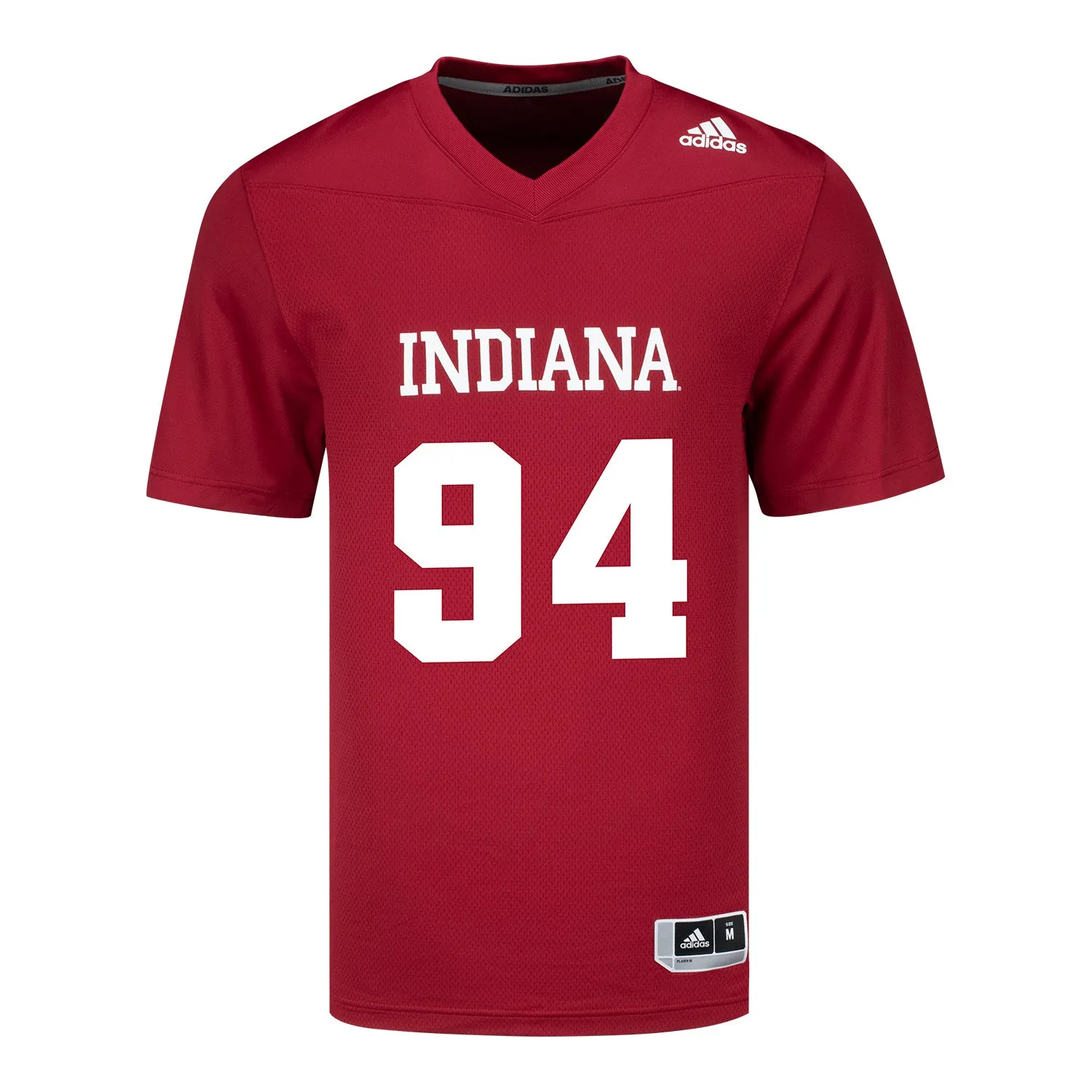 Indiana Hoosiers Adidas #94 James Evans Crimson Student Athlete Football Jersey