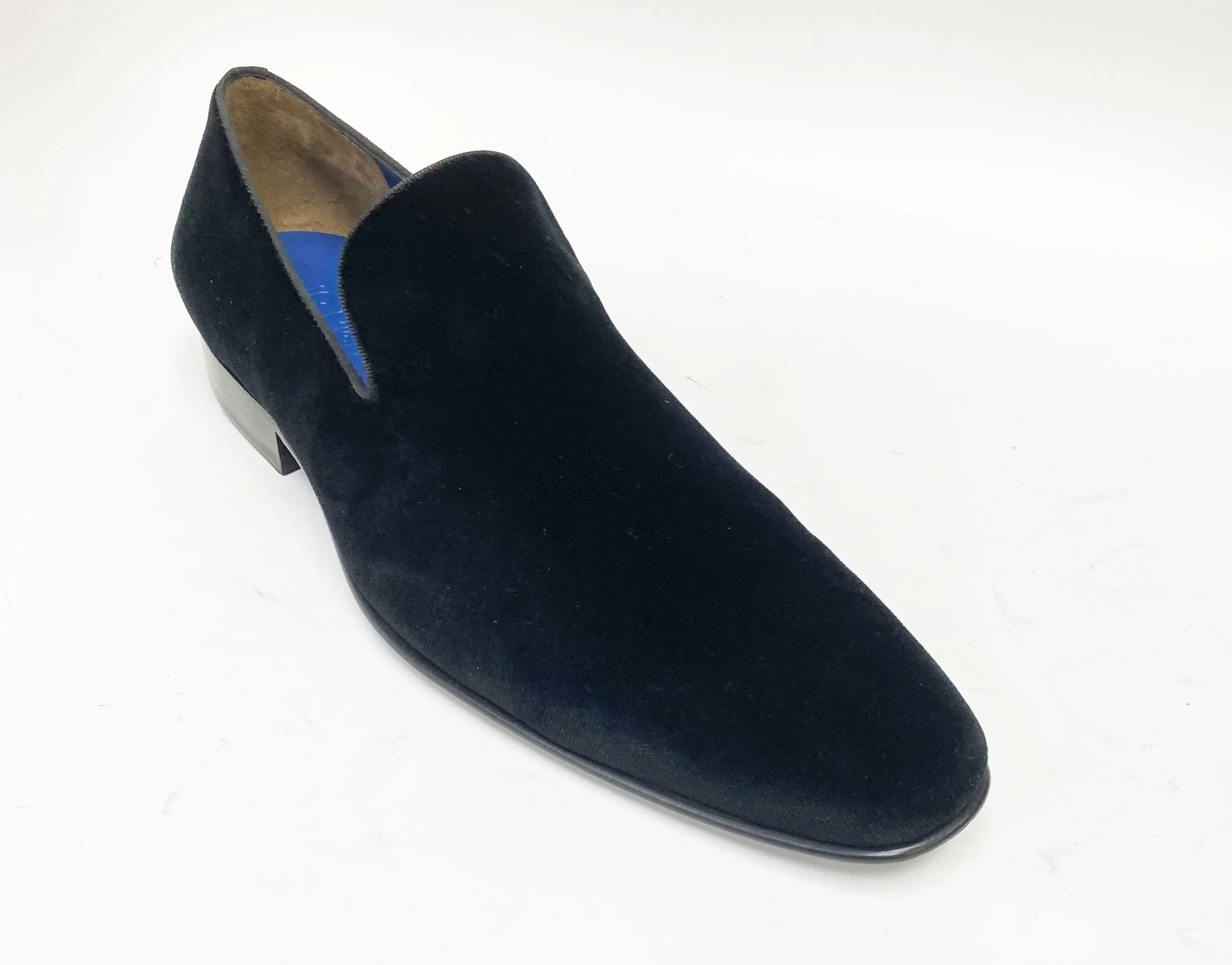 Jean Pierre Velvet Venetian Loafer Black