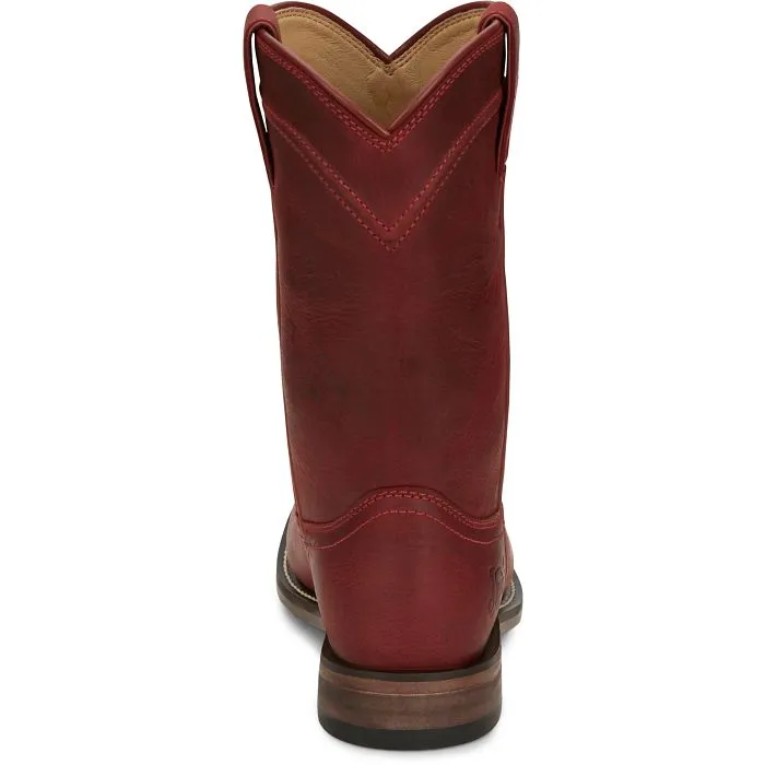 Justin Boots Women's Holland 10" Roper Red Western Boots