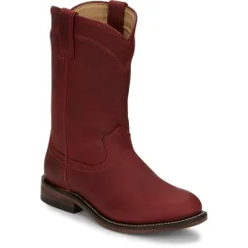 Justin Boots Women's Holland 10" Roper Red Western Boots