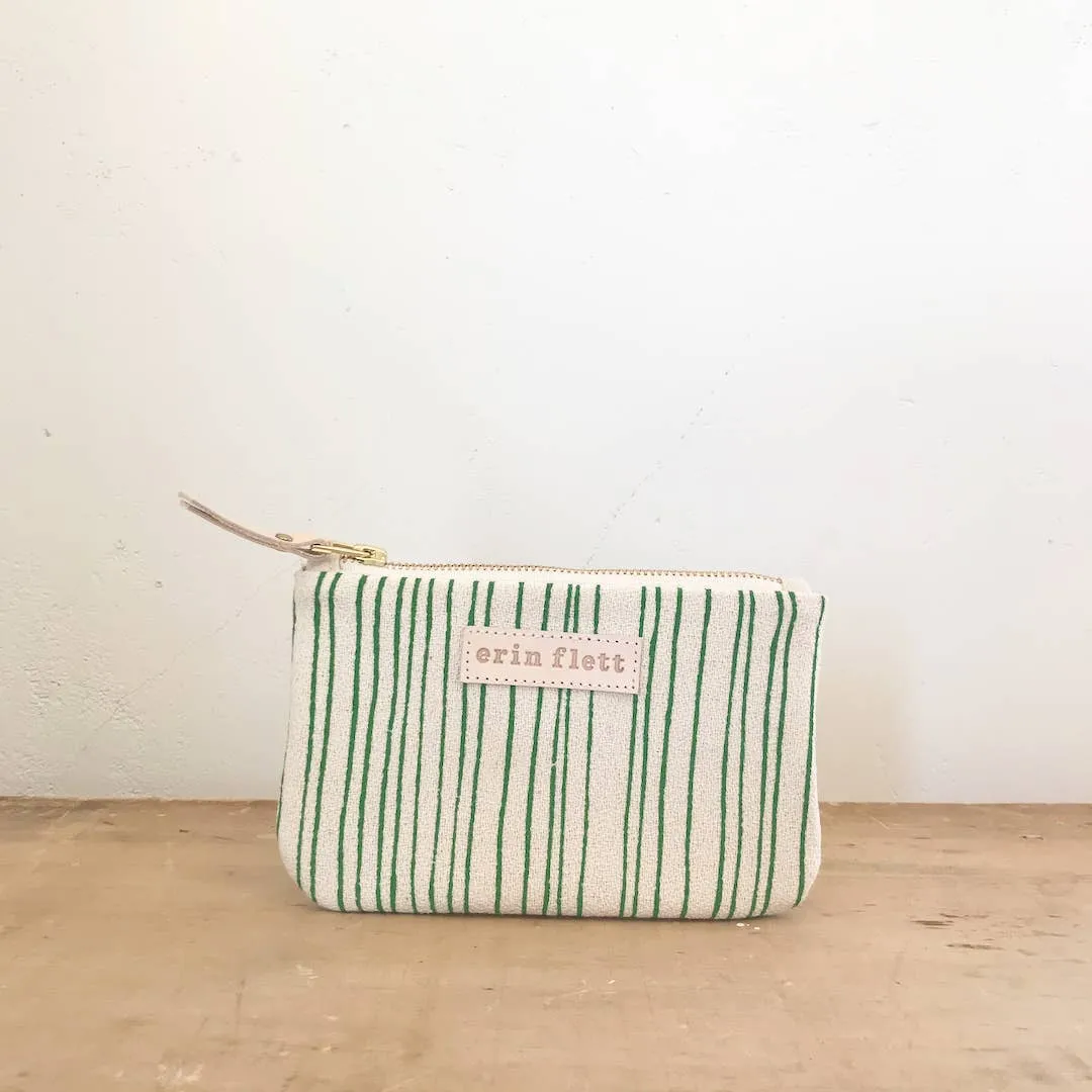 Kelly Stripe Card Zip Wallet