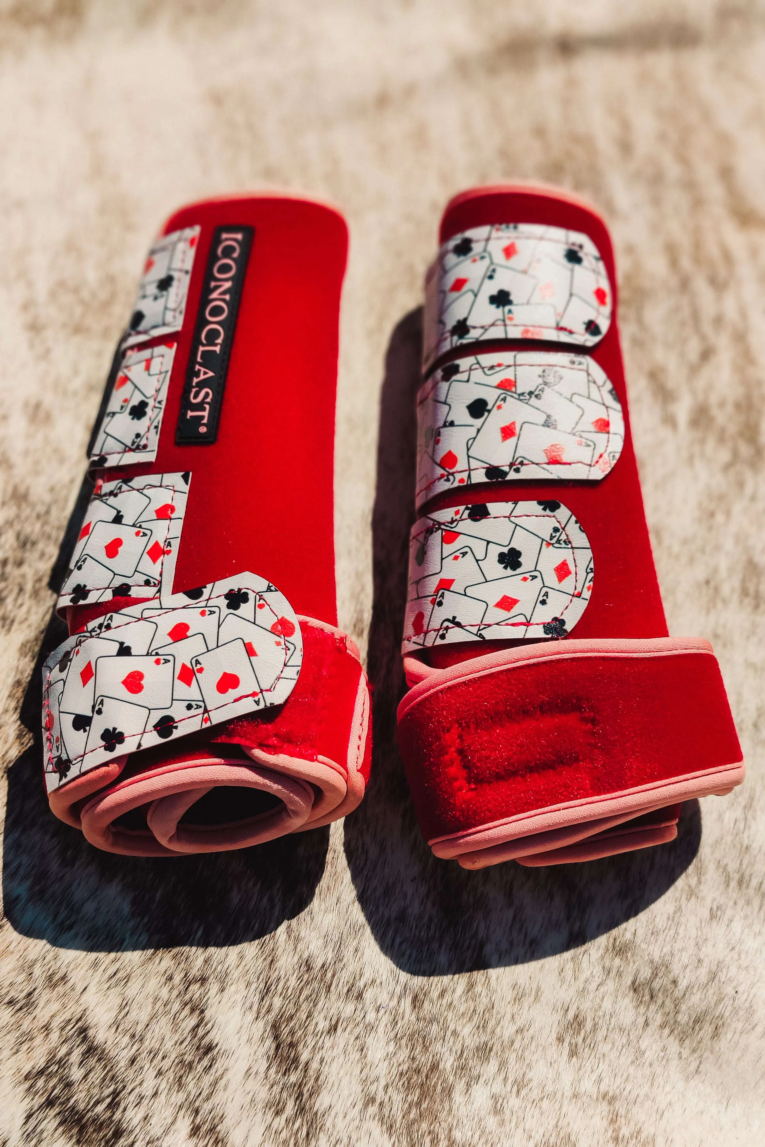 Know When To Hold Em Poker Card Custom Leather Strap Iconoclast Boots