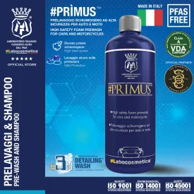 Labocosmetica PRIMUS (High safety multipurpose foam prewash for cars and motorcycle)