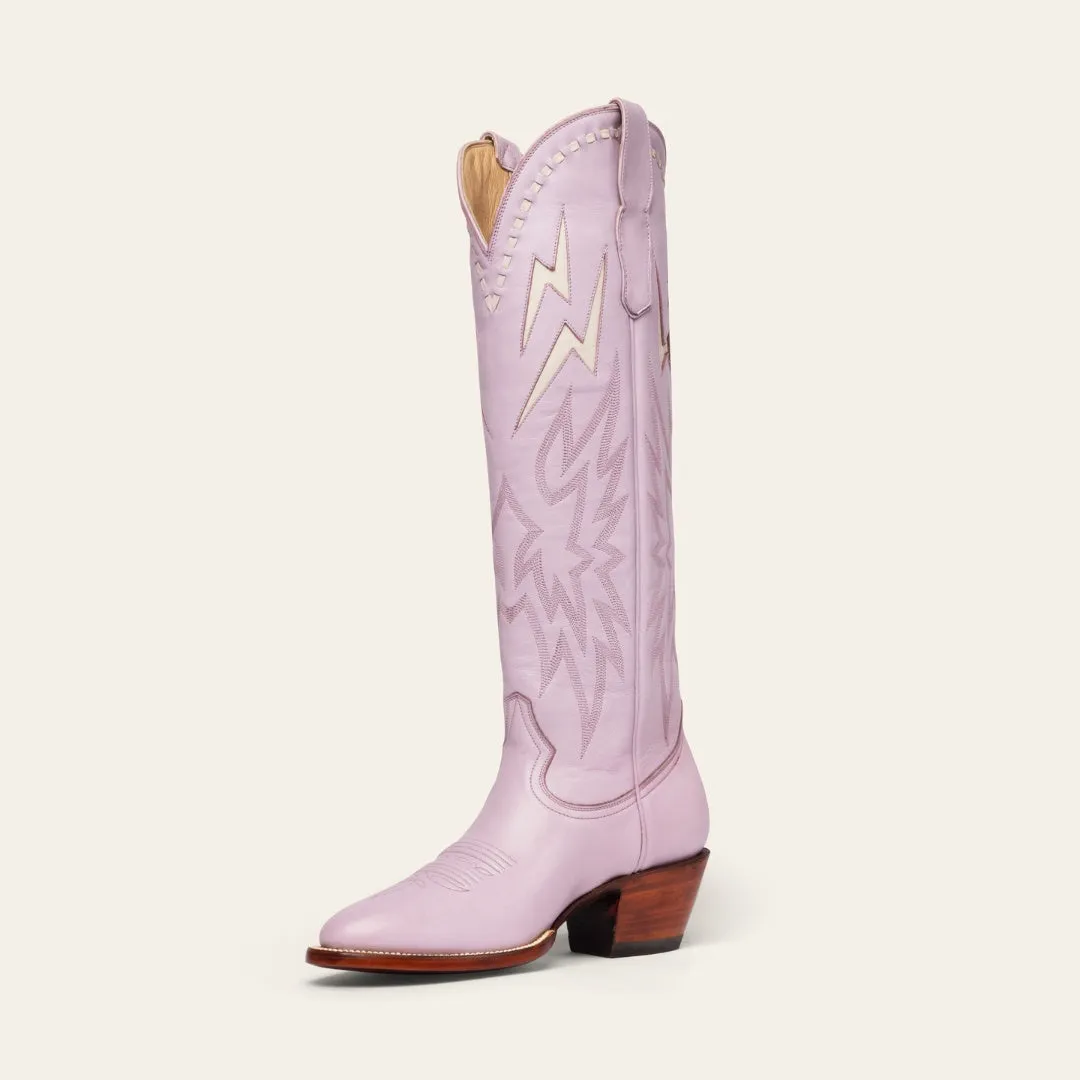 Lavender & Bone Lightning Boot Limited Edition