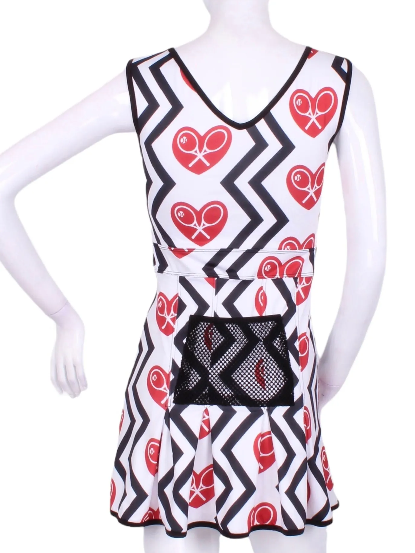 Limited Zig Zag Print Angelina Dress