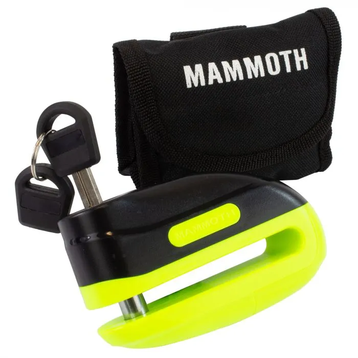 Mammoth Security Rogue Disc Lock 10mm Yellow