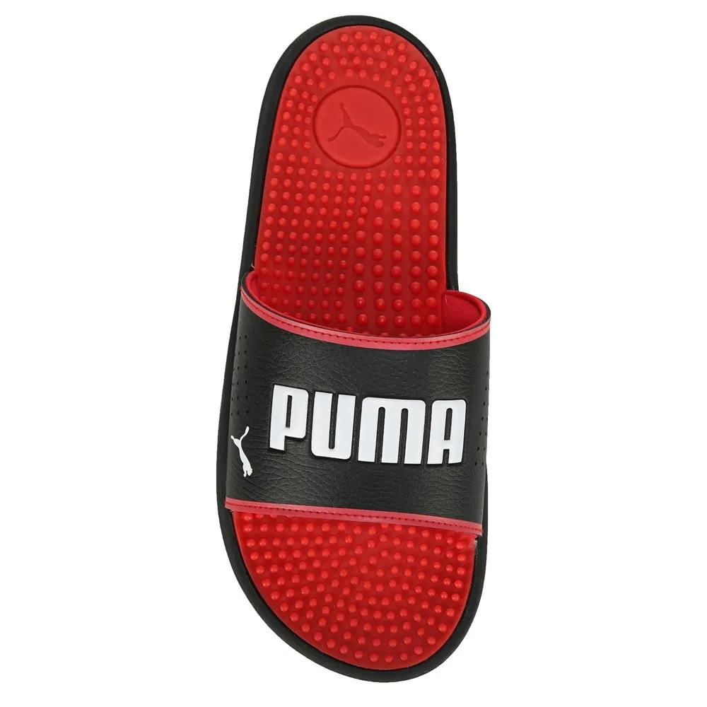 Men's Softride Puma slides, black