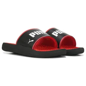 Men's Softride Puma slides, black