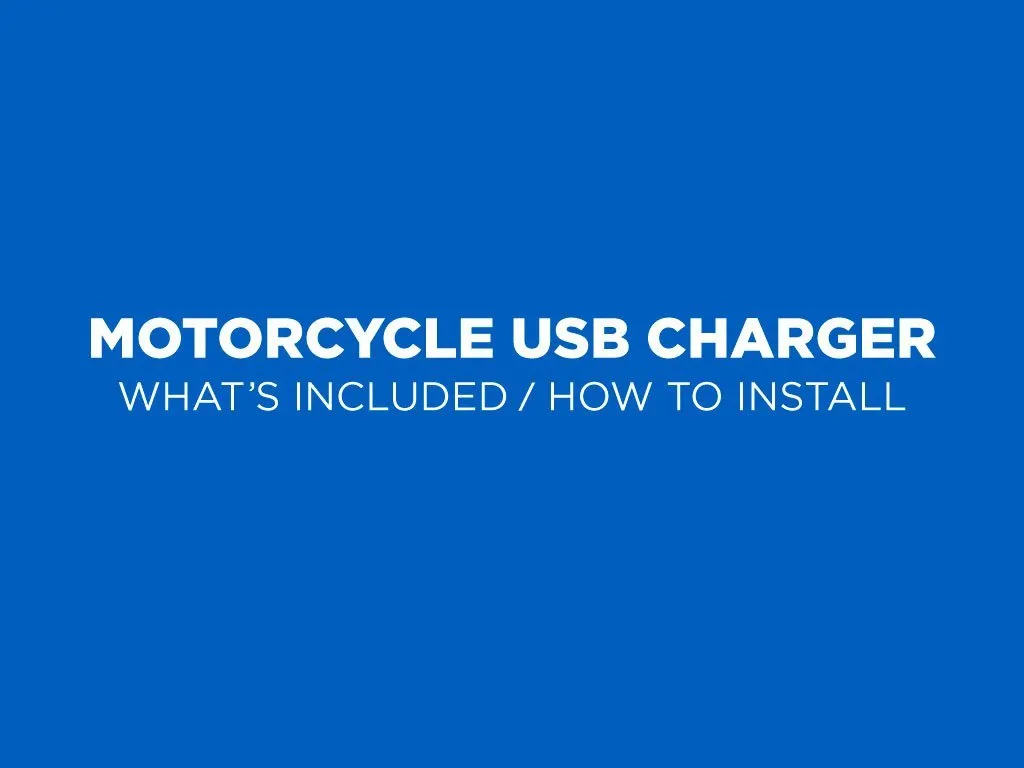 Motorcycle - USB Charger