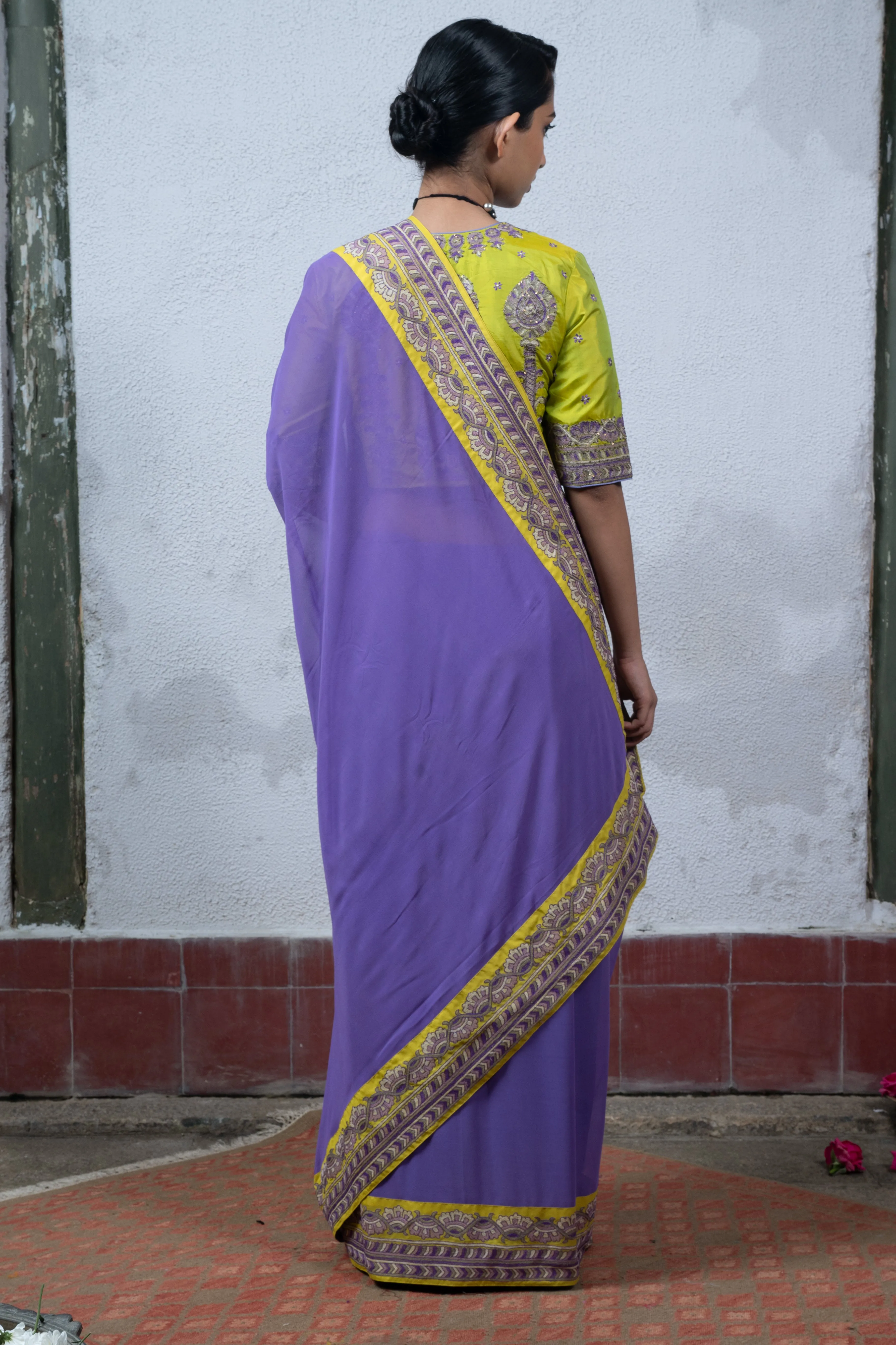 Mysore: Blue Saree