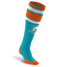 NFL Compression Socks, Miami Dolphins