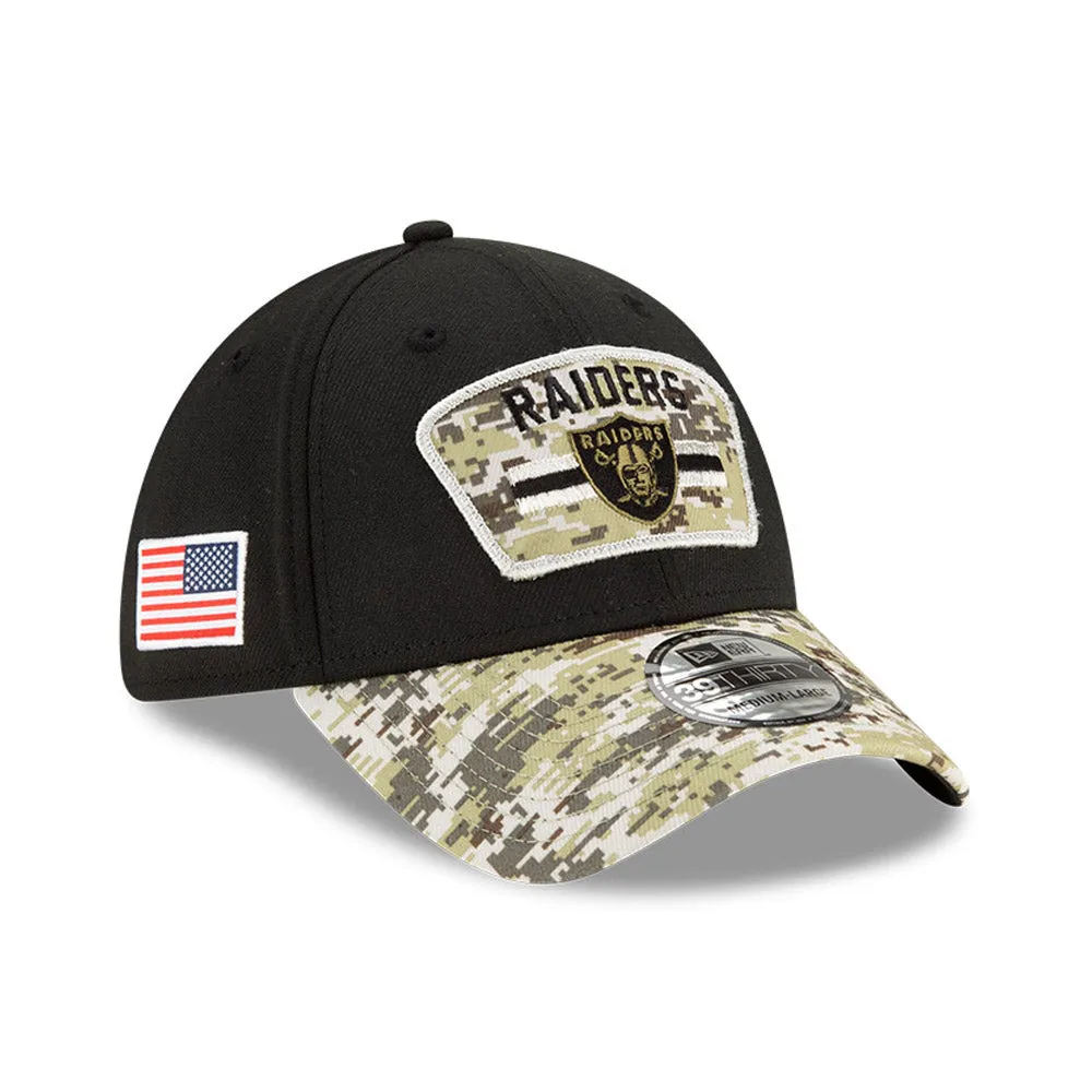 NFL Las Vegas Raiders 2021 Salute To Service 39thirty Cap