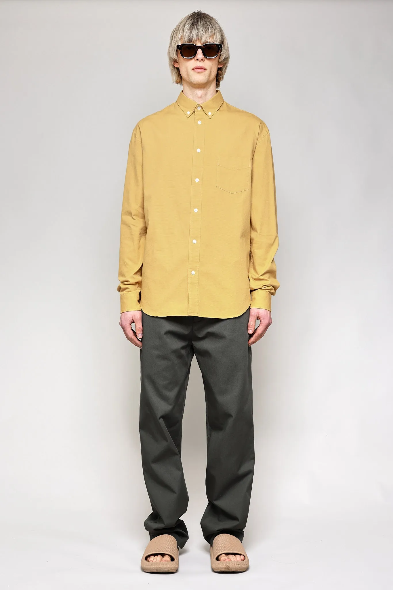 NS1190-98 Japanese Washed Oxford in Sunflower