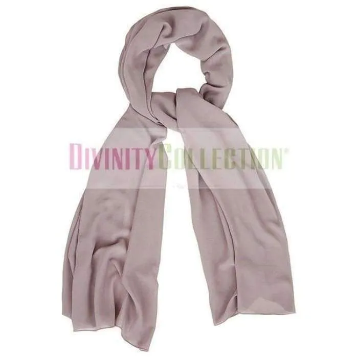 Plain Chiffon Dusty Purple Hijab