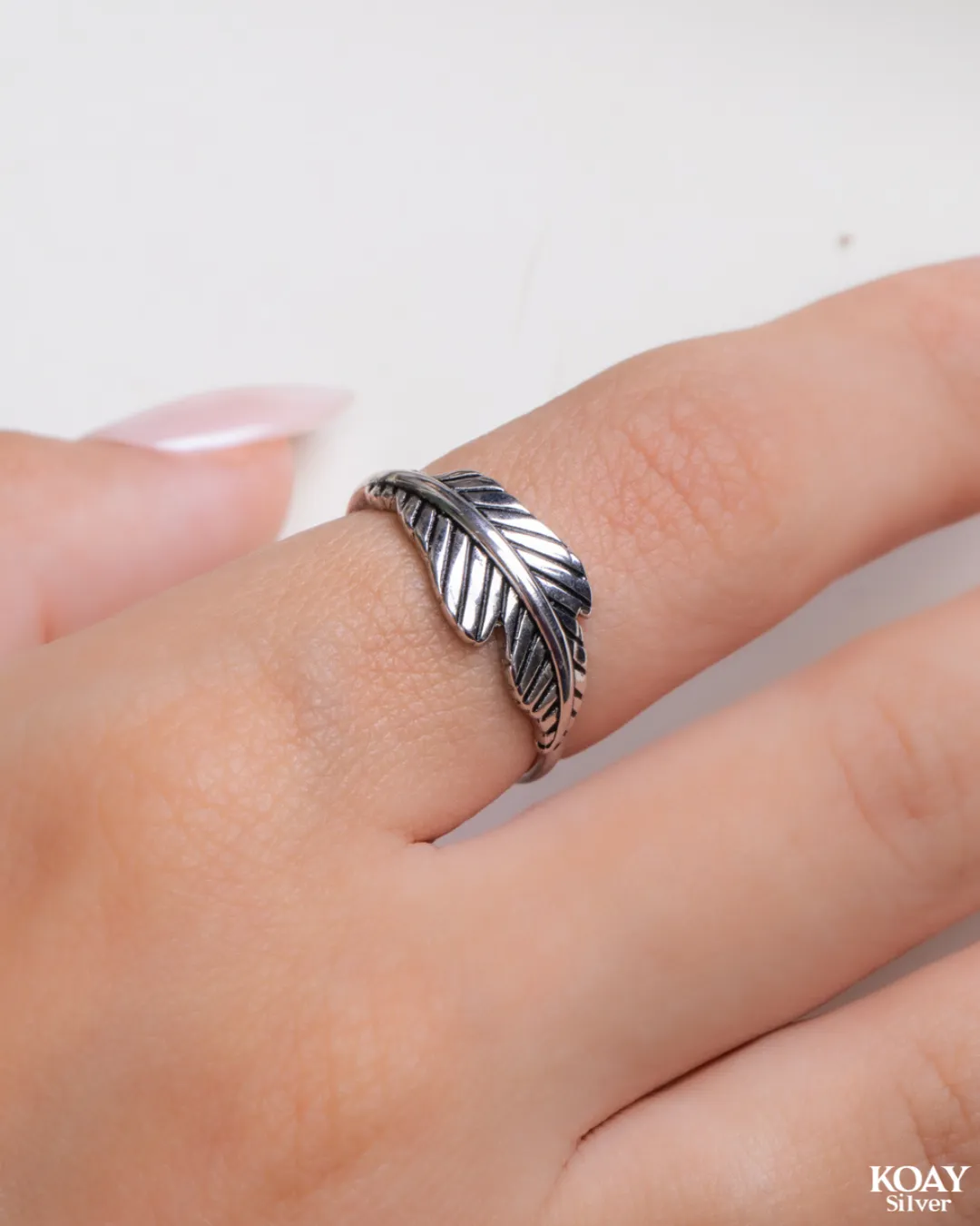 Plain Leaf Ring