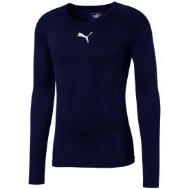 Puma Liga Baselayer Ls Men's T-Shirt Navy Blue 655920 20 M