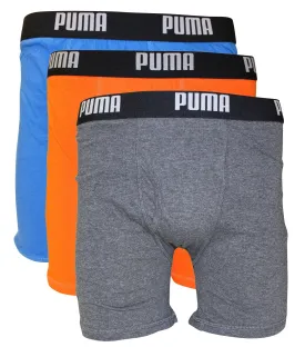 PUMA Men's 3 Pack 100% Cotton Boxer Brief