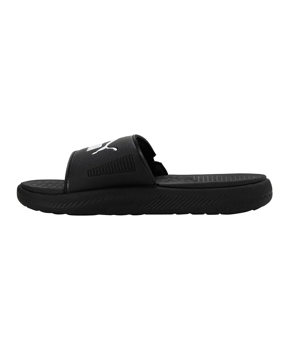 Puma Unisex-Kid Softride Slide Junior Black-White Slide - 3UK (38499201)