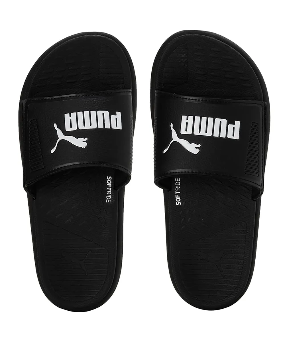 Puma Unisex-Kid Softride Slide Junior Black-White Slide - 3UK (38499201)