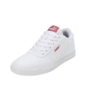 Puma womens Carina Slim Perf White Sneaker - 5 UK (39582902)