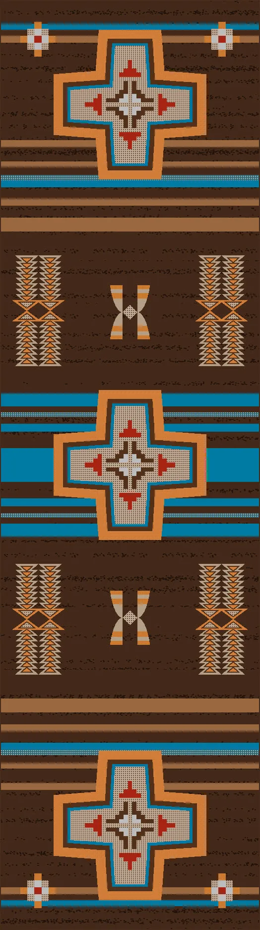 "Grand River Desert Rust" Southwestern Area Rugs - Choose from 6 Sizes!