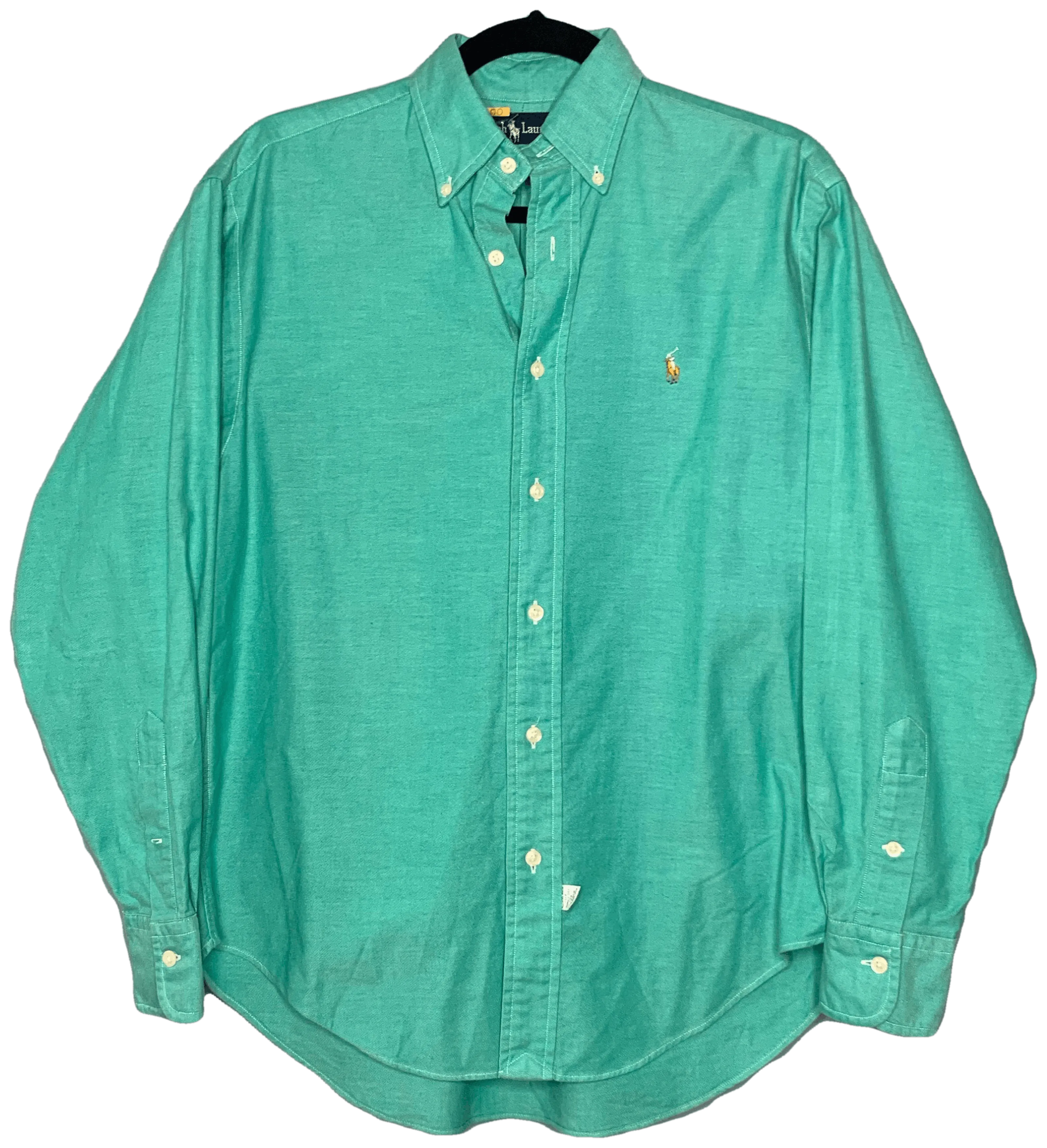 "The Big Oxford" Green Button Down Shirt by Ralph Lauren