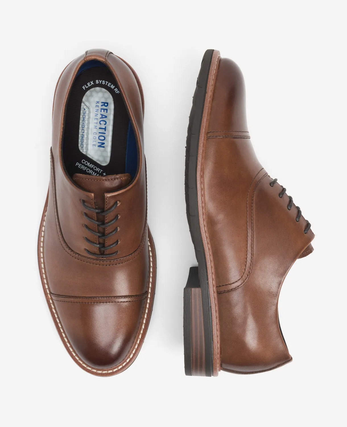 REACTION - Klay Cap Toe Oxford with Flex