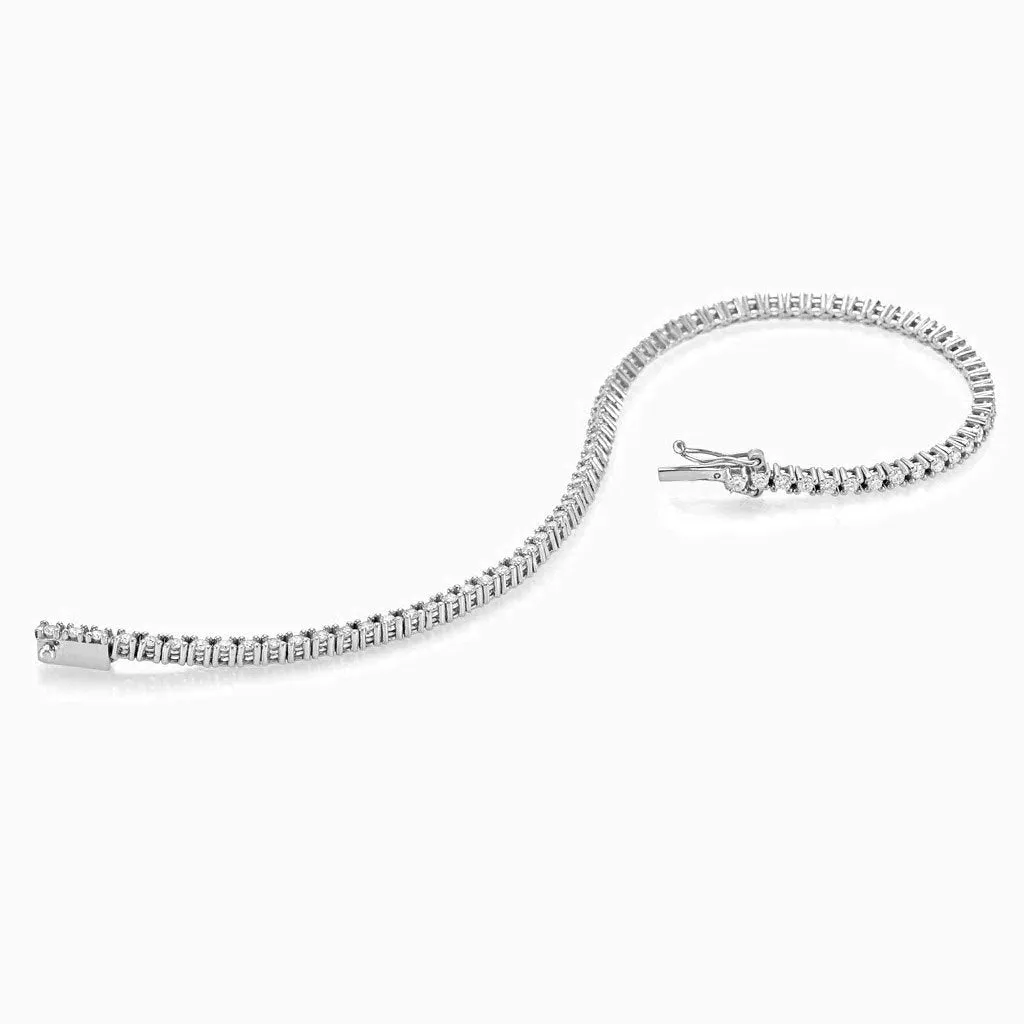 Ready to Ship Diamond Tennis Bracelet (1.50 ct.) 1.7 mm 4-Prongs Setting in 14K Gold