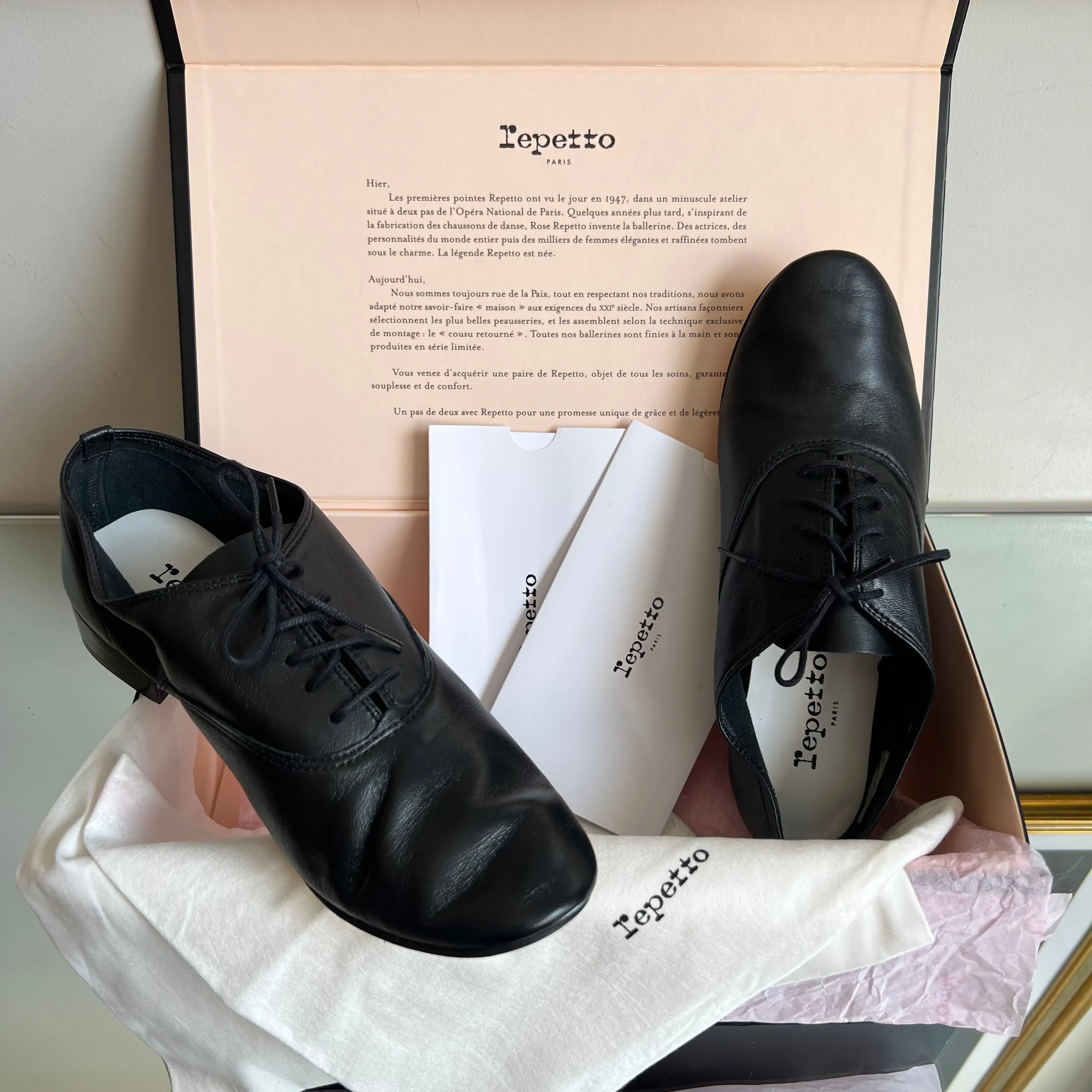 Sapato Repetto Oxford Preto