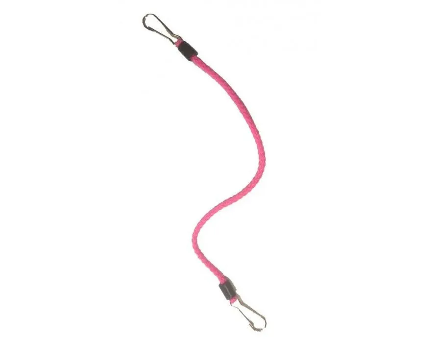 Smitty Original 9 Inch Double Clip Lanyard - Black or Pink