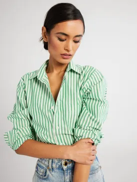 Sofia Top in Kelly Stripe