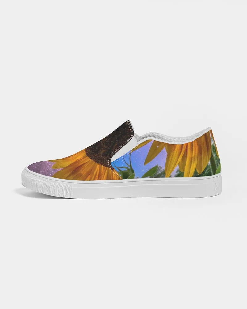 Sunflower Cosmos Slip-On Canvas Shoe