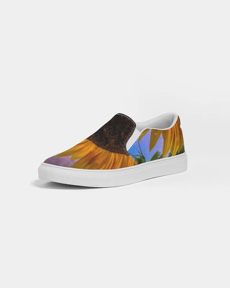 Sunflower Cosmos Slip-On Canvas Shoe