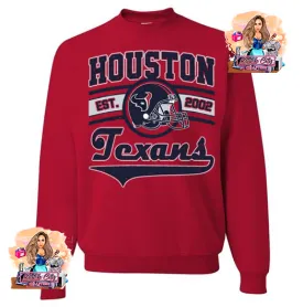 Texans 2002 Red sweater