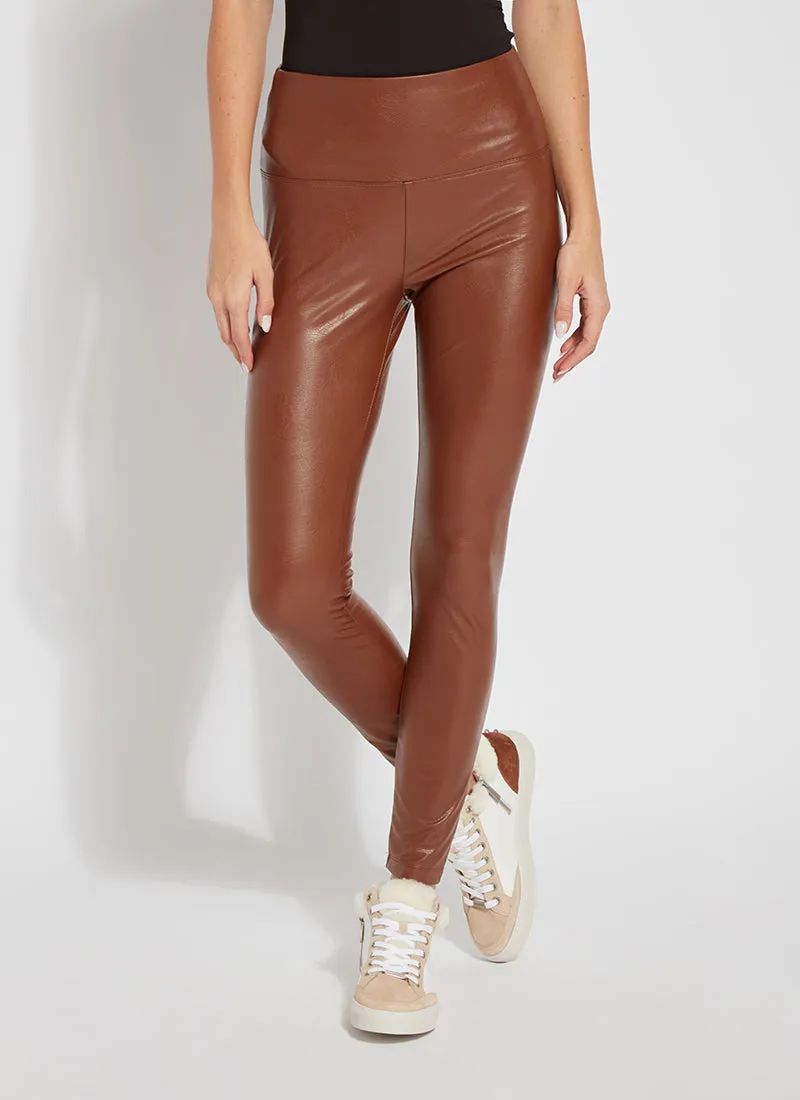 Textured Leather Legging (28.5" Inseam)