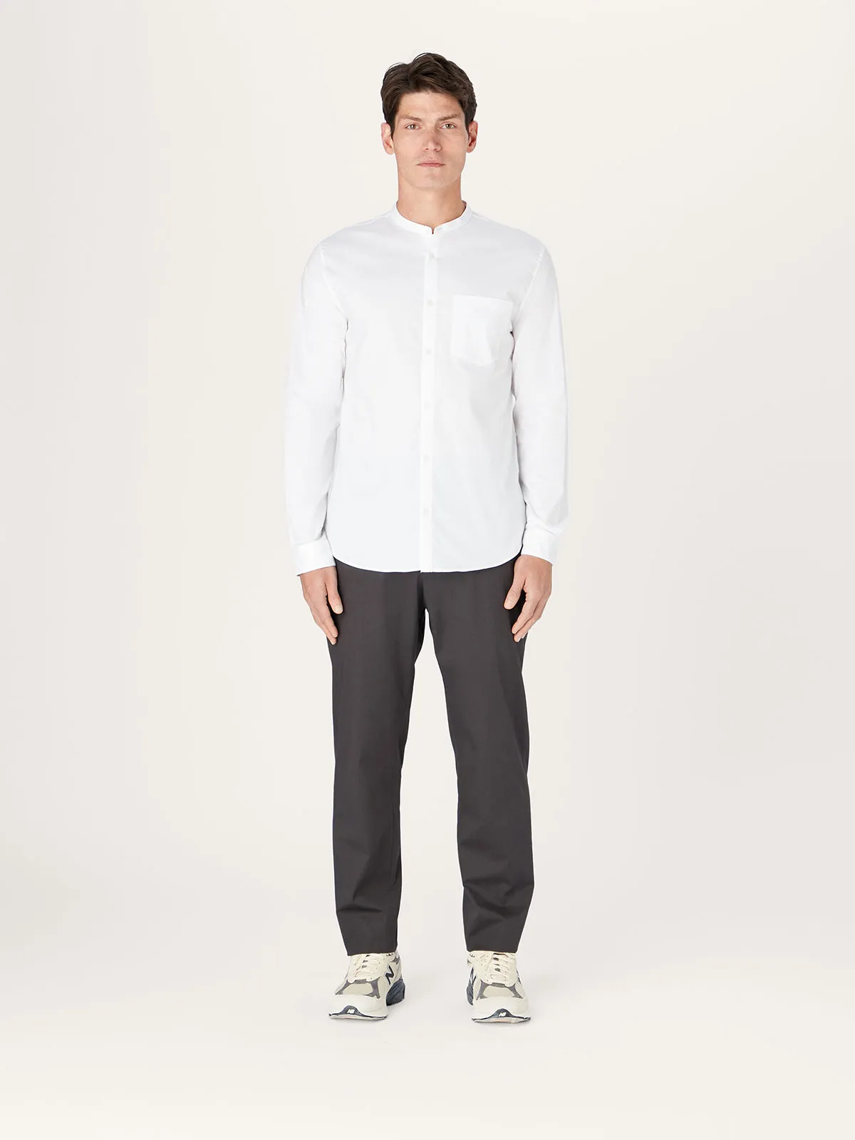 The All Day Shirt || White | Pinpoint Cotton